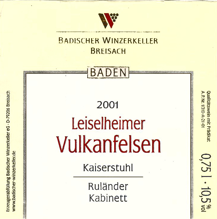 Badischer Winzerkeller_Leiselheimer Vulkanfelsen_ruländer kab 2001.jpg